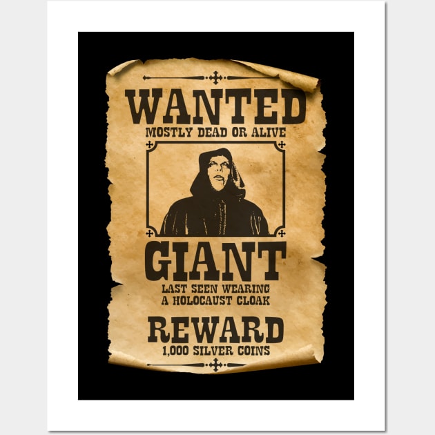 Princess Bride - Wanted Poster - Giant Wall Art by Barn Shirt USA